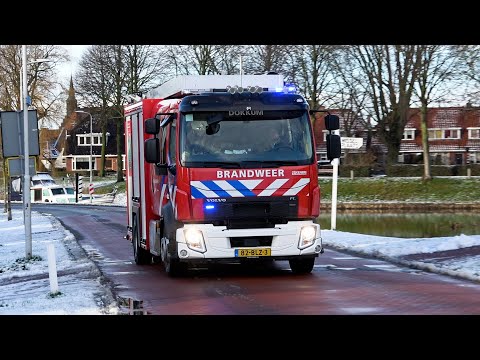 P1, Brandweer Dokkum [TS 02-4232] naar gaslekkage in woning Carpentier Altingstraat Dokkum