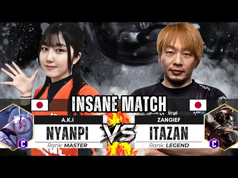 SF6 ▰ NYANPI (A.K.I) + YHC-MOCHI vs ITAZAN (Zangief) ▰ Street Fighter 6