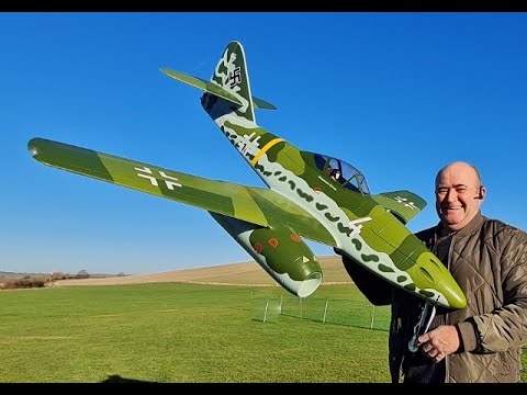 HSDJETS  ME 262 FIGHTER - TWIN 90mm EDF RC JET - PAUL AT NLMFC BALDOCK # 2 - 2022