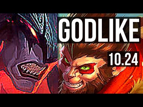 AATROX vs WUKONG (TOP) | 1.6M mastery, 600+ games, Godlike | KR Diamond | v10.24