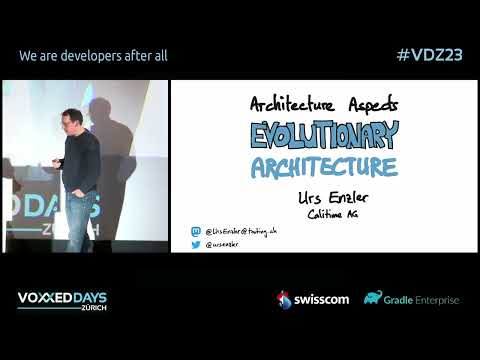 Architecture aspects - evolutionary architecture development by Urs Enzler