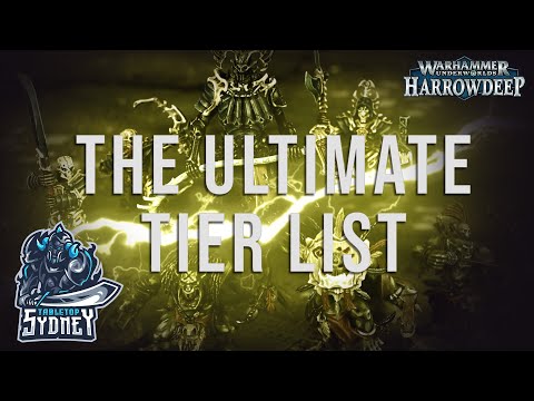 The ULTIMATE Tier List - Harrowdeep Edition - Tabletop Sydney