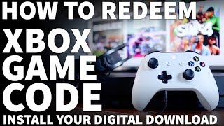 How to Redeem Xbox Game Code - Redeem Xbox Game Code or Digital Download on Xbox One and Series X