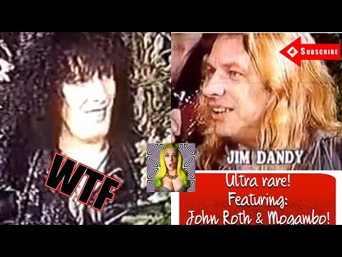 Awesomely odd & rare 80's footage of a Black Oak Arkansas TV interview!
