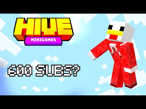 SubbyLmao! - Minecraft Hive With Viewers BUT 600 SUBS TODAY?!?!