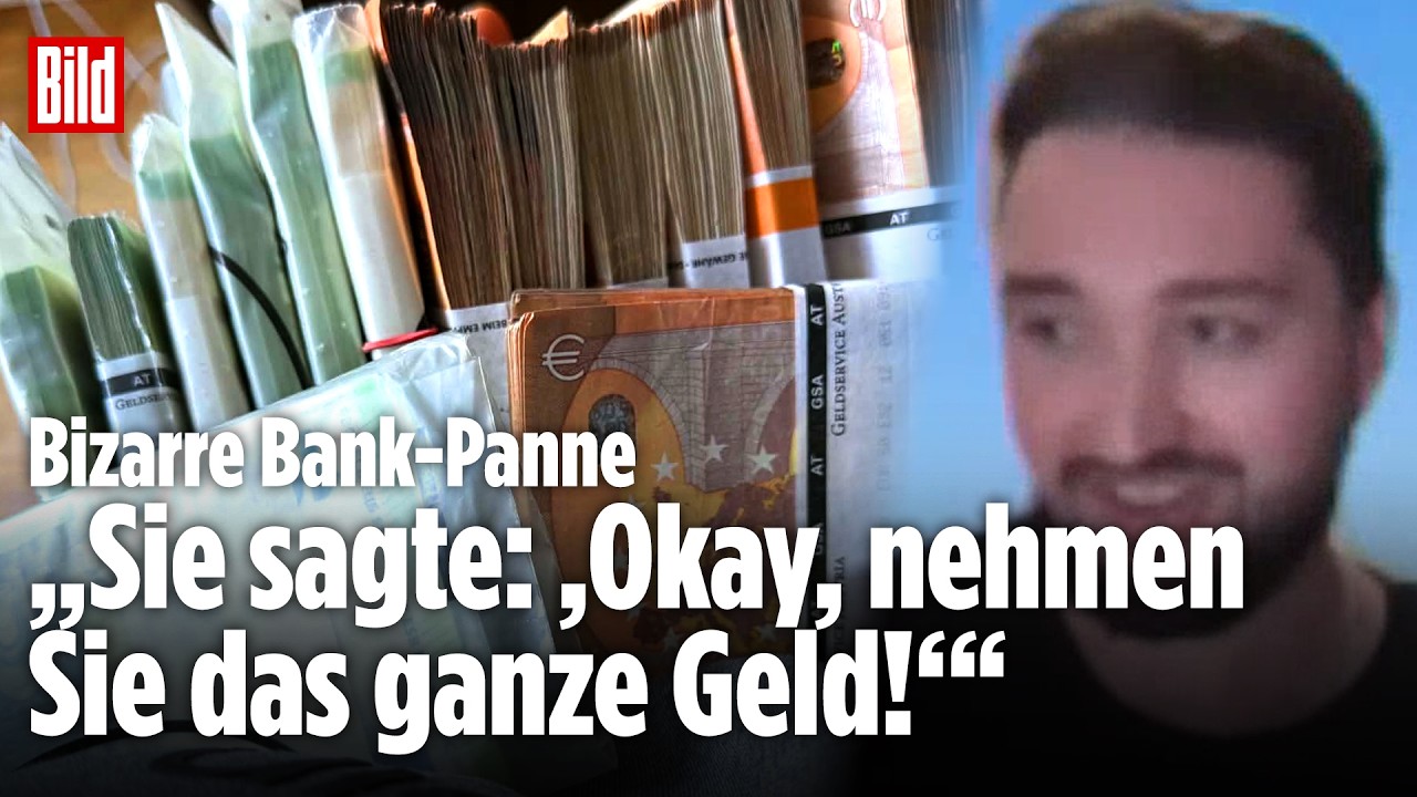 Sparkassen-Panne: Bank drückt Student 120.000 Euro Bargeld in die Hand