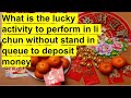 Does depositing money on Li Chun, 立春 enhance financial fortune?