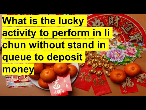 Does depositing money on Li Chun, 立春 enhance financial fortune?