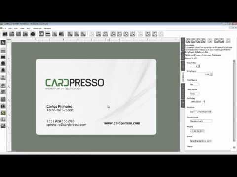 Cardpresso Card Designer XXS TO XS EXCEL Connectivity Software