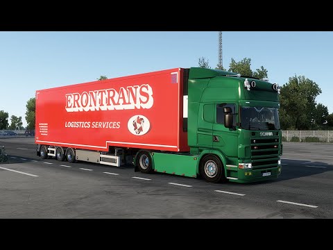 ETS2 1.41 - Euro Truck Simulator 2 - Scania R4 series -Tartu (EST) to Stockholm (S) - Promods 2.56