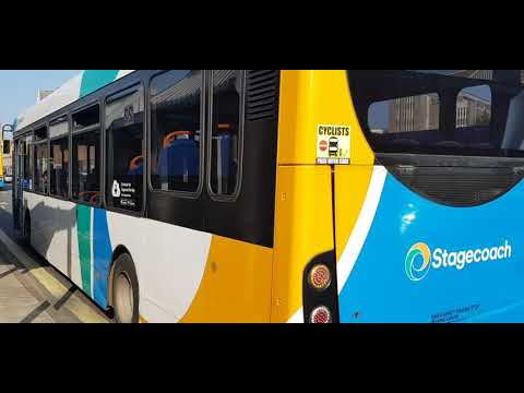 Here is the new livery stagecoach bus 36839 on the number 46 in Guildford Saturday 9 October 2021