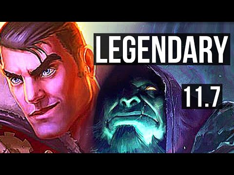 JAYCE vs YORICK (TOP) | 15/1/7, Legendary, 400+ games | KR Grandmaster | v11.7