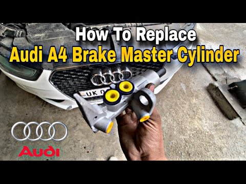 How To Replace Audi A4 Brake Master Cylinder || Audi A4 Brake Master Cylinder || Auto X Vlog