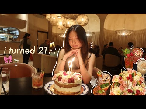 21st birthday vlog 🎂🍸🎀