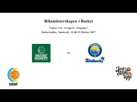 Skuru Basket (P02) mot Saltsjöbaden Seahawks - RM Omgång 1 - 2017-10-14