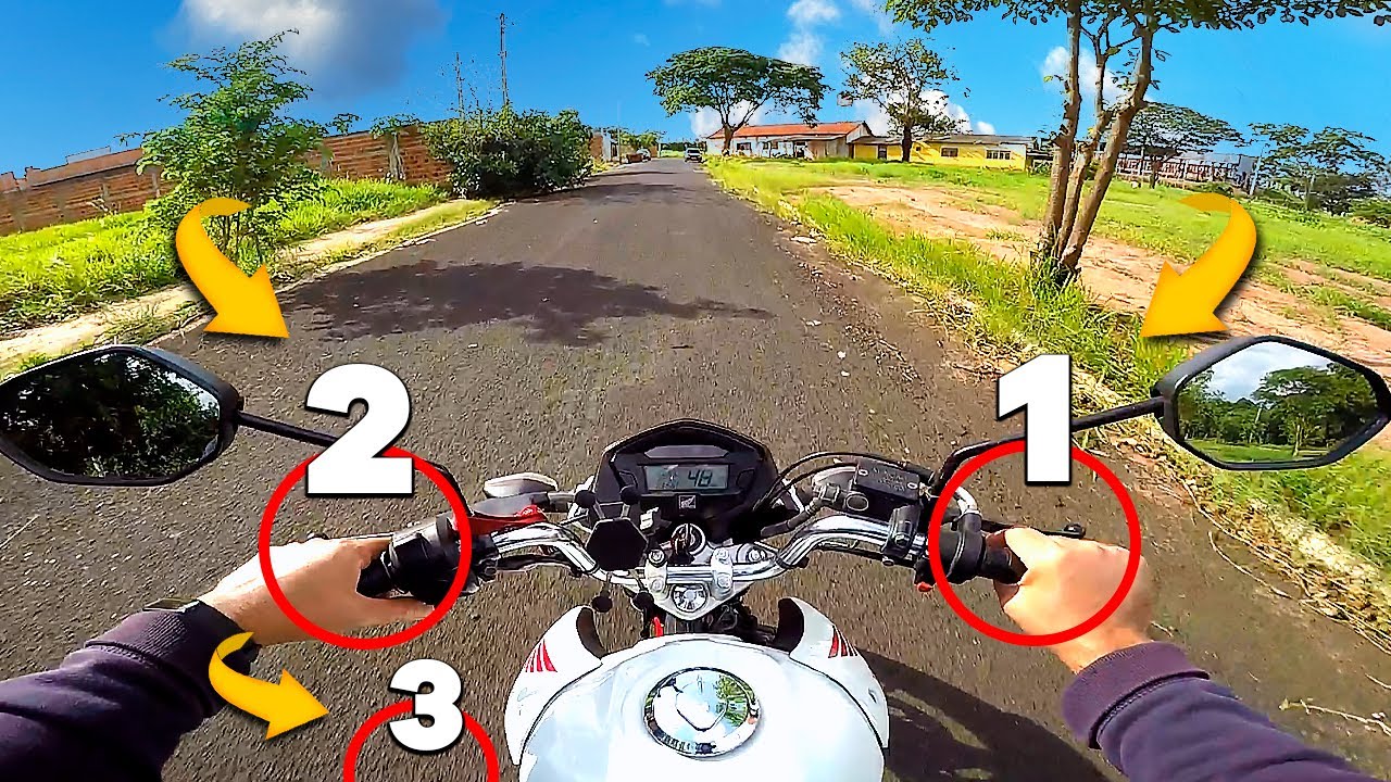 Como REDUZIR Marcha de Moto Corretamente (Quebra Molas, Chuva e Serra)