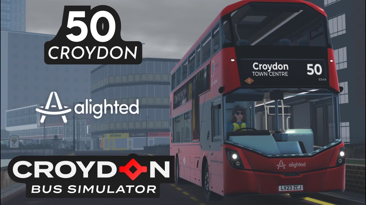 Croydon Bus Simulator | 50 to Croydon | Electroliner - YouTube