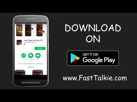 Zello PTT Custom Button - Fast Video