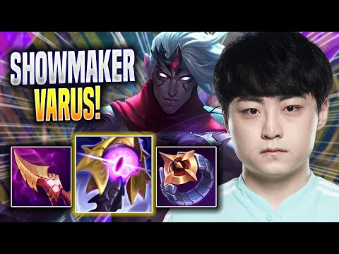 SHOWMAKER TRIES NEW META VARUS MID! - DK ShowMaker Plays Varus MID vs Azir! | Season 2022