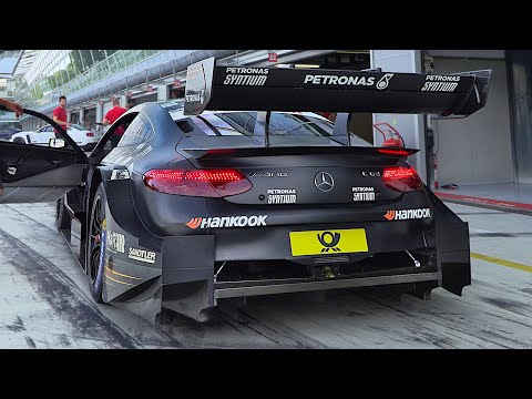 2018 Mercedes-AMG C63 DTM racecar Start up, Warm up & More | 8,000rpm 4.0-liter N/A V8 engine sound!