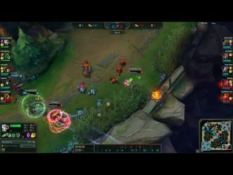 League of Legends - First blood vs. Leona/Vayne on level 2