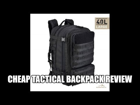 Review of Boulder Pack Co. 40L Military Style Backpack (Cheap Backpack Review)