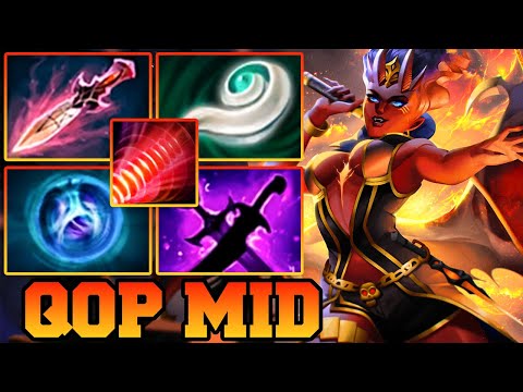 QOP Mid !! Queen Of Pain Dota 2 Pro Gameplay Guide Item Build