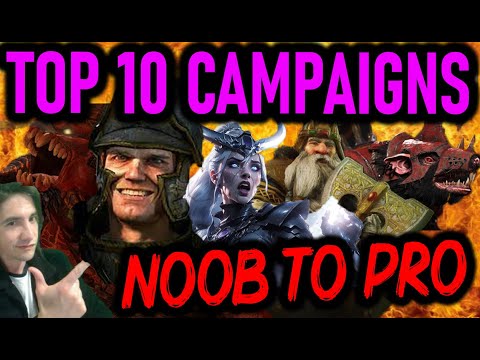 TOP 10 BEGINNER Campaigns to FIRST Play in Total War: Warhammer 3 [Immortal Empires] [Easiest Guide]