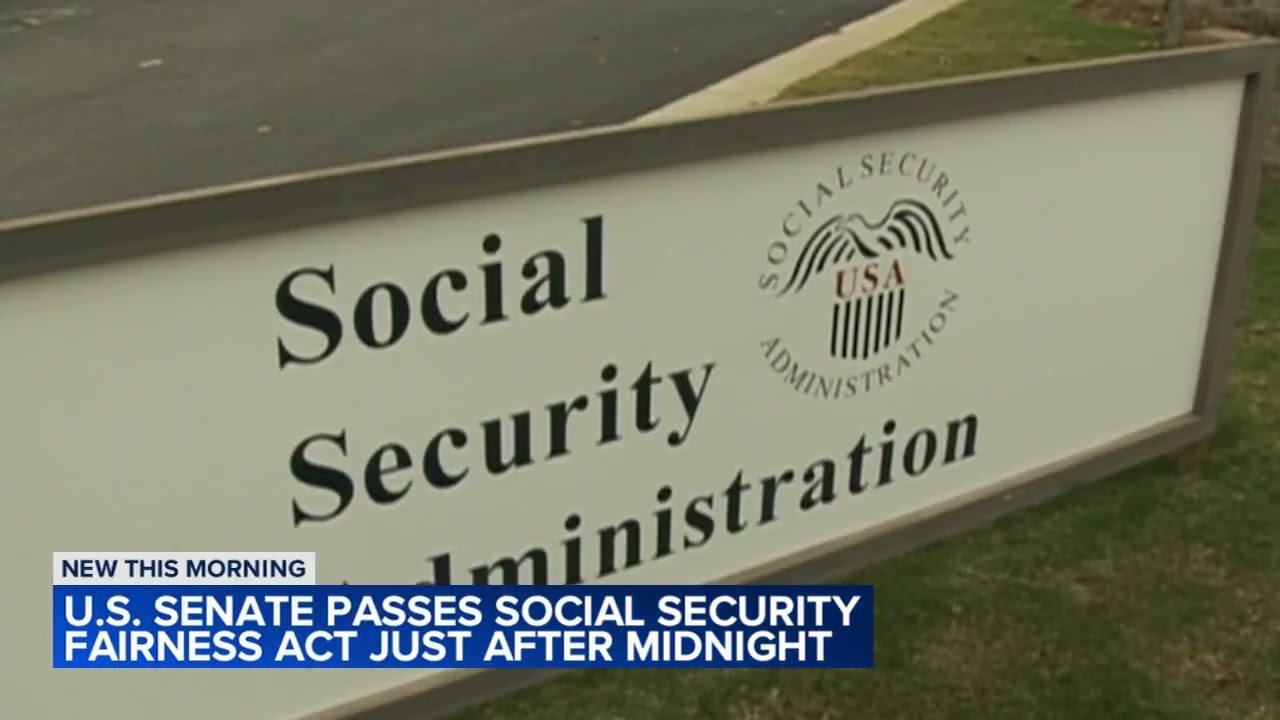 Senate passes Social Security Fairness Act