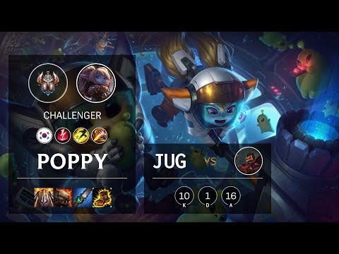 Poppy Jungle vs Graves - KR Challenger Patch 10.19