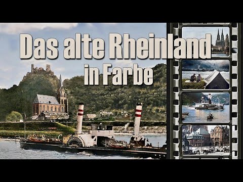 The old Rhineland in color - the Rhine 100 years ago - colorized - preview