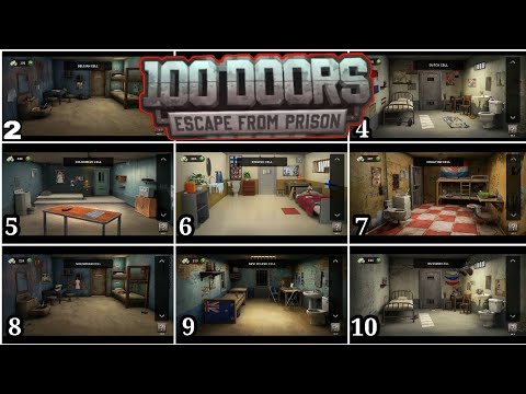 Escape From Prison | 100 Door Level 1 to 10 Walkthrough Gameplay