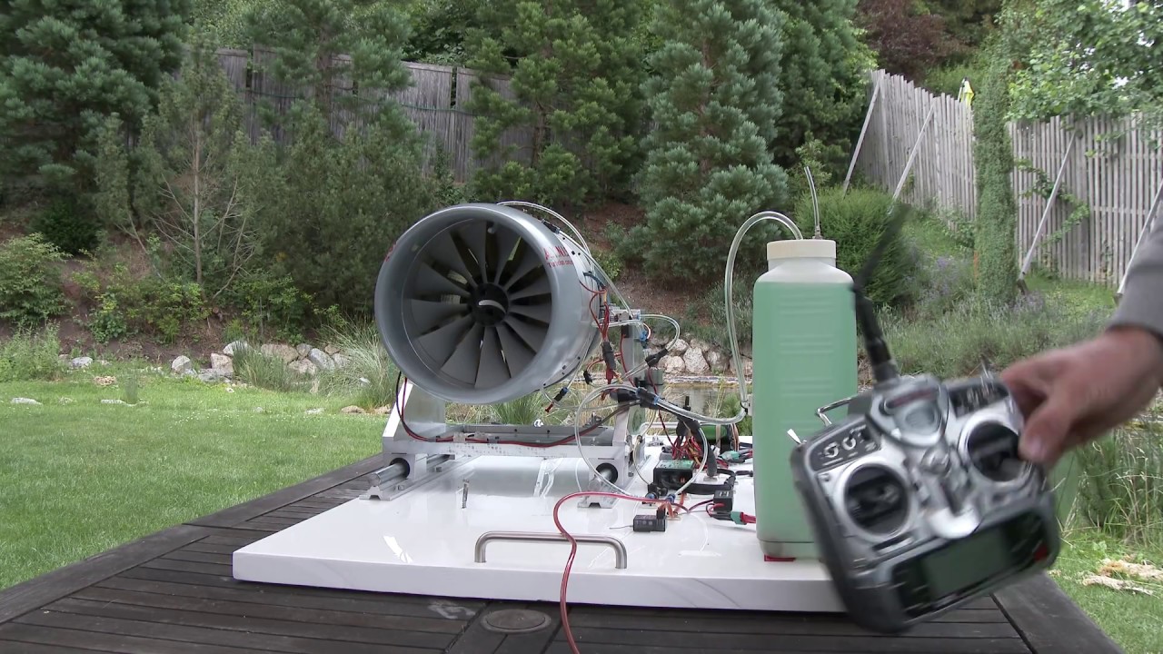 RC Turbofan TF200-1 prototype