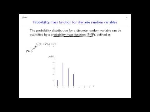 Probability revew #3: Random variables
