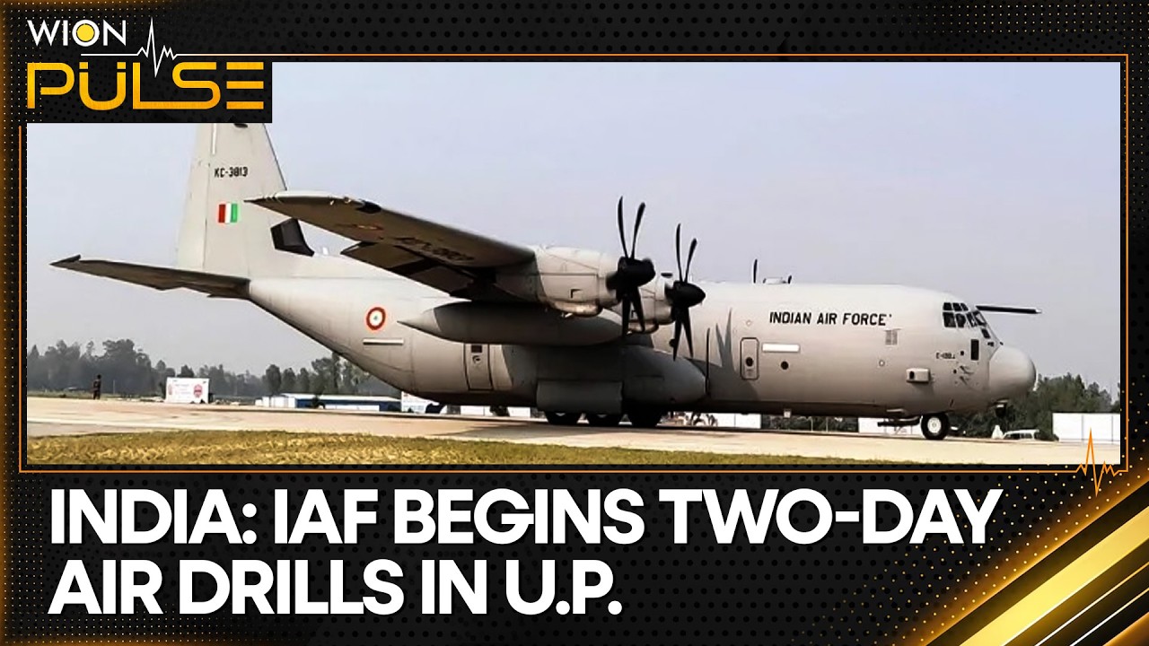 Indian Air Force Tests Emergency Landing Ops on Expressway | WION PULSE