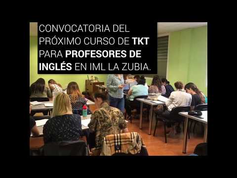Nueva convocatoria curso TKT para profesores de inglés (IML La Zubia)