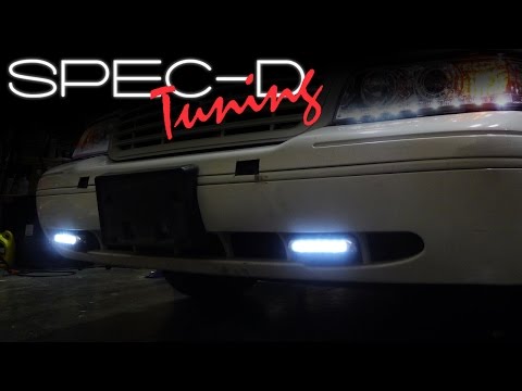 SPECDTUNING INSTALLATION VIDEO: UNIVERSAL LED DAYTIME RUNNING LIGHTS