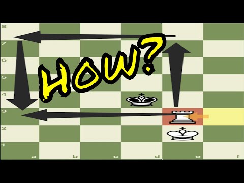 How To Checkmate With A Rook And King?
