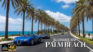 Palm Beach Billionaires' Row [4K] - Hidden Mega Mansions & Oceanfront Estates
