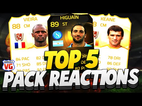 SIF Higuain in a pack / NEW Legend in a pack FIFA 15 Top 5 Pack opening reactions