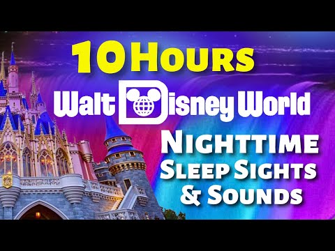 Walt Disney World Sleep Sounds | 10 Hours of Walt Disney World Fountains ASMR