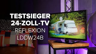 24-Zoll-Fernseher Reflexion LDDW24i im Test:  Platz ist in der kleinsten Bude