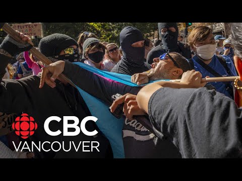 Arrests at protests, counter protests over gender identity education in B.C. schools