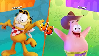 Nickelodeon All-Star Brawl - Garfield vs Patrick - Gameplay PC 2021