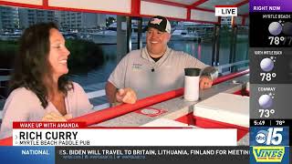Paddle Pub: New pedal-powered pontoon boat in North Myrtle Beach