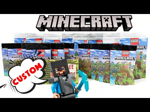 NEW Mystery LEGO Minecraft  Minifigures - 20 Pack Opening!  | DIY & Crafts
