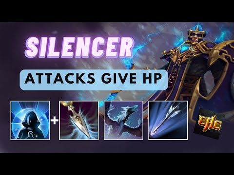 MAGICAL CONSTITUTION + GLAVES OF WISDOM | HP STACKING SILENCER | CUSTOM HERO CLASH DOTA 2