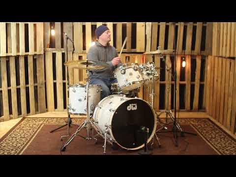 DW Collector's Maple Ultra White Marine Drum Set - 22,10,12,16 - SO#1158942