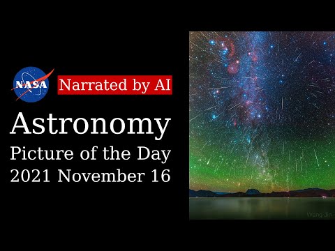 APOD: 2021-11-16 - Geminids from Gemini (Narrated by Amy)