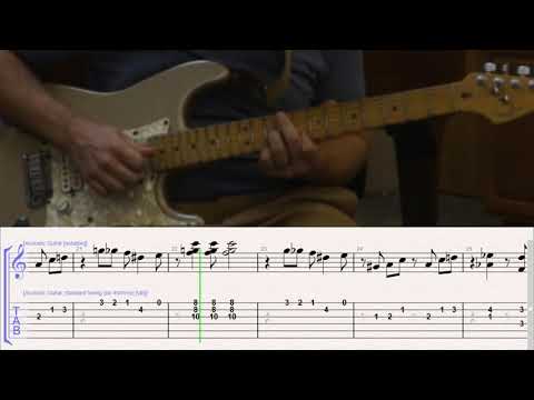 How to Play the Super Mario Bros. Overworld  Theme on Guitar with TAB